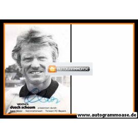 Autogramm Fussball | 1980er | Sepp MAIER (Portrait SW) Vasenol