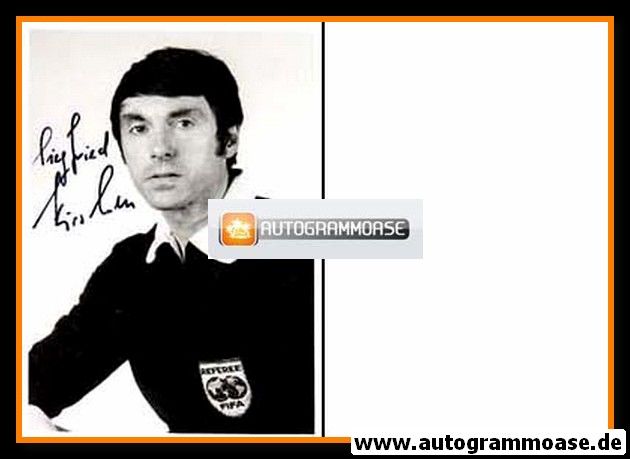 Autogramm Fussball | Schiedsrichter | 1970er Foto | Siegfried KIRSCHEN