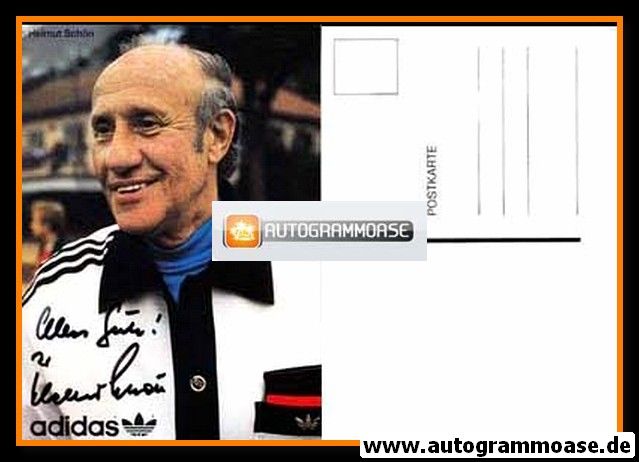 Autogramm Fussball | DFB | 1970er Adidas | Helmut SCHÖN