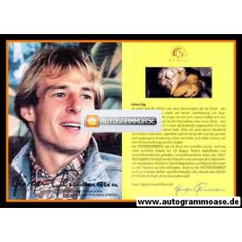 Autogramm Fussball | 1980er Druck | Jürgen KLINSMANN (Weltmeisterbrot)