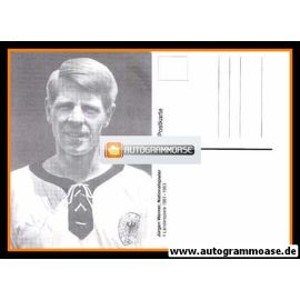 Autogramm Fussball | DFB | 1960er Retro | Jürgen WERNER (Portrait SW)