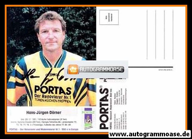 Autogramm Fussball | 1990er Portas | Hans-Jürgen DÖRNER