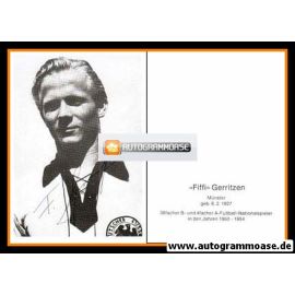 Autogramm Fussball | DFB | 1950er Retro | Felix GERRITZEN (Portrait SW)