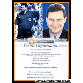 Autogramm Fussball | Schiedsrichter | 2000er | Bernd HEYNEMANN (MdB)