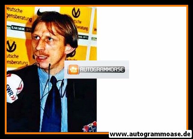 Autogramm Fussball | Bayer Leverkusen | 1990er Foto | Christoph DAUM (Interview)