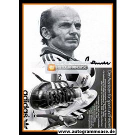 Autogramm Fussball | 1980er Adidas | Dettmar CRAMER (Portrait SW)