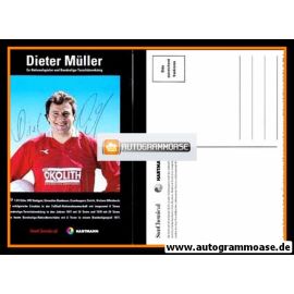 Autogramm Fussball | 1990er | Dieter MÜLLER (Portrait Color) Sun Chemical
