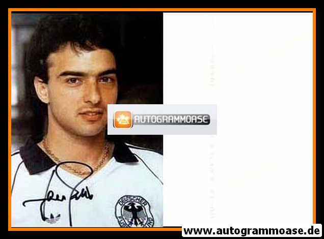 Autogramm Fussball | DFB | 1980er Foto | Hansi MÜLLER (Portrait Color)