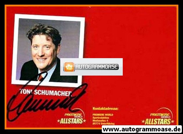 Autogramm Fussball | 2000er | Harald SCHUMACHER (Premiere) 1