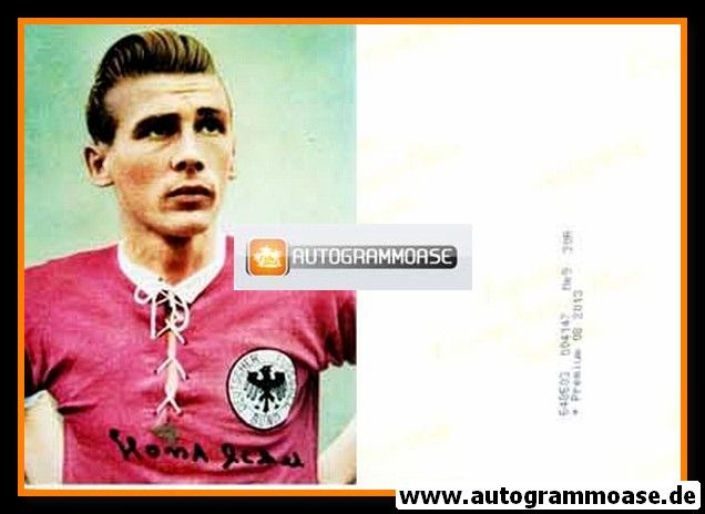 Autogramm Fussball | DFB | 1950er Foto | Horst ECKEL (rotes Trikot)