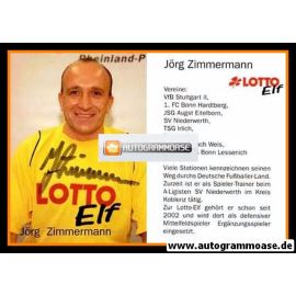 Autogramm Fussball | 2000er | Jörg ZIMMERMANN (Lotto Elf)