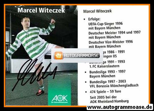 Autogramm Fussball | 2000er | Marcel WITECZEK (AOK) _