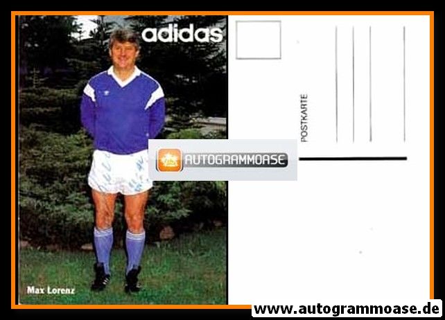 Autogramm Fussball | 2000er Adidas | Max LORENZ
