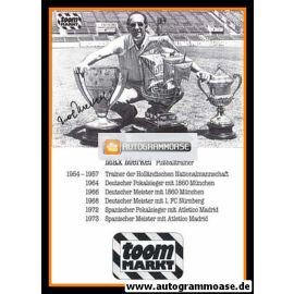 Autogramm Fussball | 1970er | Max MERKEL (Portrait SW Pokale) Toom