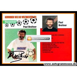 Autogramm Fussball | 1994 | Paul BREITNER (Portrait Color Snickers)