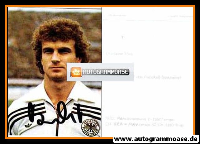 Autogramm Fussball | DFB | 1970er | Rainer BONHOF (Goldene Tore)