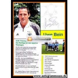 Autogramm Fussball | DFB | 2000er Retro | Uwe BEIN (AOK)