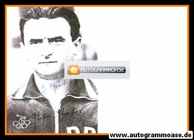 Autogramm Fussball | DDR | 1950er Foto | Günter SCHRÖTER (Portrait SW)