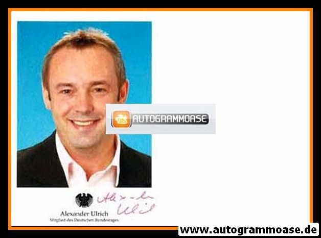Autogramm Politik | LINKE | Alexander ULRICH | 2000er (Portrait Color) 2