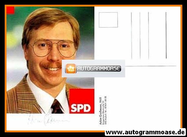 Autogramm Politik | SPD | Achim GROSSMANN | 1990er (Portrait Color)
