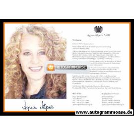 Autogramm Politik | LINKE | Agnes ALPERS | 2000er (Portrait Color)