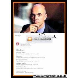 Autogramm Politik | Schweiz (SP) | Alain BERSET | 2010er (Portrait Color)