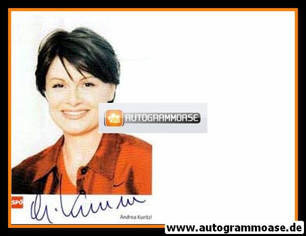 Autogramm Politik | Österreich (SPÖ) | Andrea KUNTZL | 2000er (Portrait Color)
