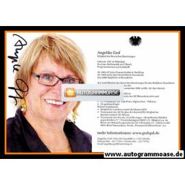 Autogramm Politik | SPD | Angelika GRAF | 2000er (Lebenslauf) 1