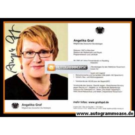 Autogramm Politik | SPD | Angelika GRAF | 2000er (Lebenslauf) 2