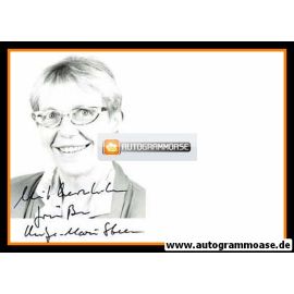 Autogramm Politik | SPD | Antje-Marie STEEN | 1990er Foto (Portrait SW)