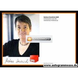 Autogramm Politik | SPD | Barbara HENDRICKS | 2000er Druck (Portrait Color) 2