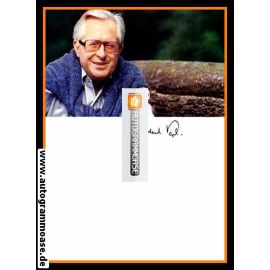 Autogramm Politik | CDU | Bernhard VOGEL | 1990er Foto (Portrait Color)