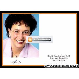 Autogramm Politik | FDP | Birgit HOMBURGER | 2000er (Portrait Color) 1