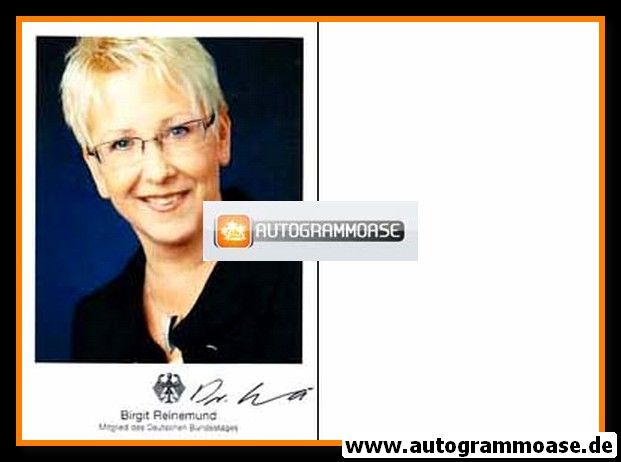 Autogramm Politik | FDP | Birgit REINEMUND | 2000er (Portrait Color)