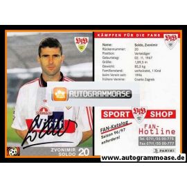 Autogramm Fussball | VfB Stuttgart | 1996 rot | Zvonimir SOLDO