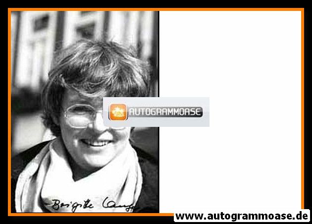 Autogramm Politik | SPD | Brigitte LANGE | 1990er Foto (Portrait SW)