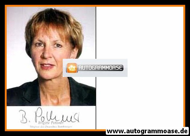 Autogramm Politik | GRÜNE | Brigitte POTHMER | 2000er (Portrait Color)
