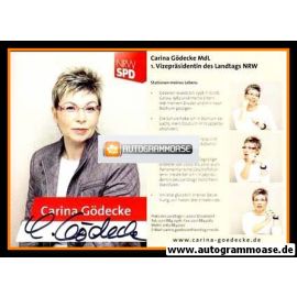 Autogramm Politik | SPD | Carina GÖDECKE | 2000er (Lebenslauf)