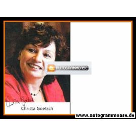 Autogramm Politik | GRÜNE | Christa GOETSCH | 2000er (Portrait Color) 