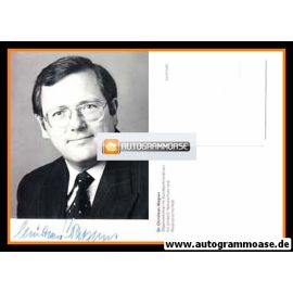 Autogramm Politik | CDU | Christean WAGNER | 1980er (Portrait SW)