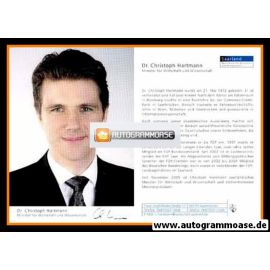 Autogramm Politik | FDP | Christoph HARTMANN | 2010er (Lebenslauf)