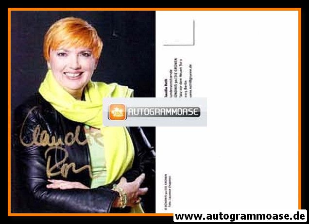 Autogramm Politik | GRÜNE | Claudia ROTH | 2000er (Portrait Color) 1