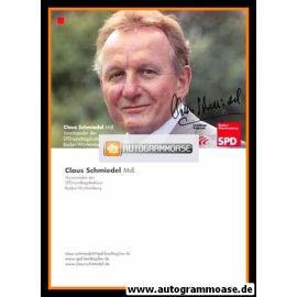 Autogramm Politik | SPD | Claus SCHMIEDEL | 2000er (Portrait Color)