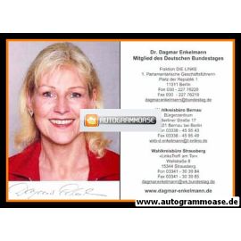 Autogramm Politik | LINKE | Dagmar ENKELMANN | 2000er (Portrait Color)