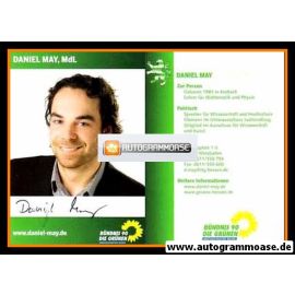 Autogramm Politik | GRÜNE | Daniel MAY | 2010er (Portrait Color)