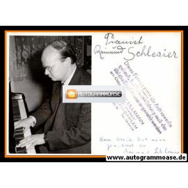Autogramm Piano | Raimund SCHLESIER | 1970er Foto (Piano SW)