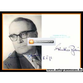 Autogramm Literatur | Günther BAUM | 1970er (Portrait SW)