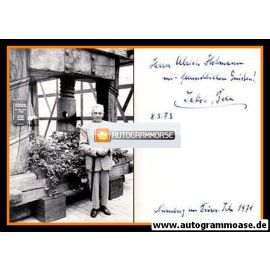 Autogramm Literatur | Jakob BAXA | 1970er Foto (Portrait SW)