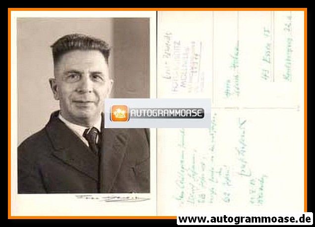 Autogramm Literatur | Ernst BEHRENDS | 1970er (Portrait SW)