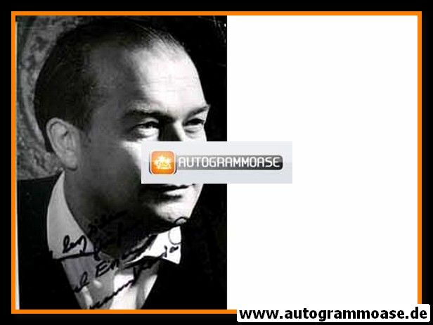 Autogramm Literatur | Hanns Maria BRAUN | 1970er Foto (Portrait SW)